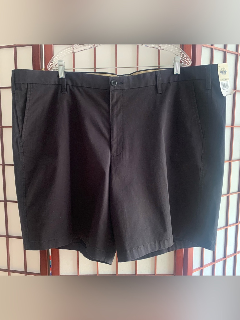 NWT Dockers Big & Tall Ultimate Short 9” Inseam Classic Black Flex Men’s Size 50